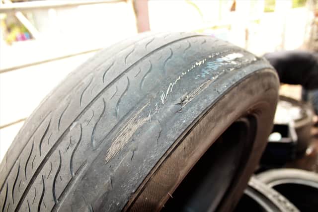 Uneven tyre wear can be a sign of more serious mechanical problems