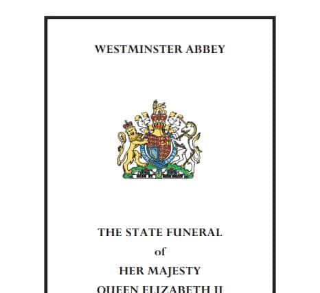 The Queen’s funeral Order of Service