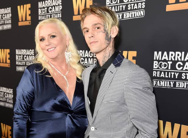 <p>Aaron Carter has died at the age of 34. (Photo by Presley Ann/Getty Images for WE tv )</p>
