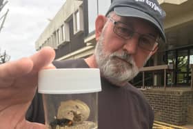 Describing the latest discovery, hunter and beekeeper John de Carteret said it should be a warning to everyone.