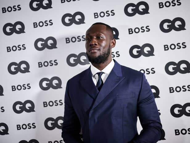 Stormzy and Maya Jama were spotted together at the GQ Men of the Year awards.