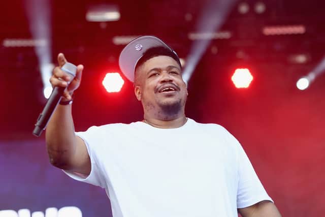 NEW YORK, NY - SEPTEMBER 16:  Rapper David Jude Jolicoeur of De La Soul performs onstage during the Meadows Music And Arts Festival - Day 2 at Citi Field on September 16, 2017 in New York City.  (Photo by Roy Rochlin/Getty Images)