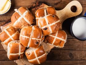 Hot cross buns are usually consumed on Good Friday to mark the end of lent.