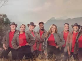Cast of I’m a Celebrity Legend. Picture: Charlie Sperring/ ITV