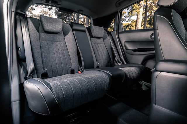 The Jazz’s rear seats are remarkably spacious for such a small car (Photo: Honda0