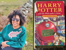 Holly Hodgart, 34, was delighted to receive such a high sum after putting a first-edition copy of the Philosopher's Stone up for auction.