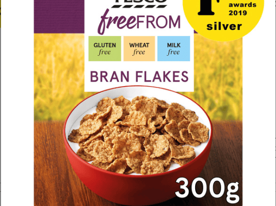 The bran flakes item which has been recalled by Tesco (photo: Tesco)