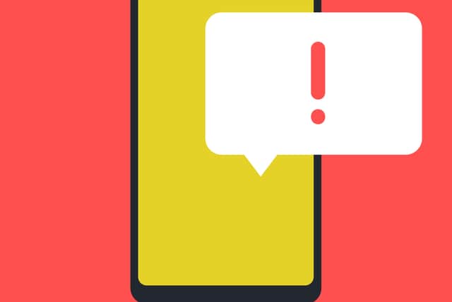 The emergency alert will show the same message on every device when it sounds later this month - Credit: Adobe