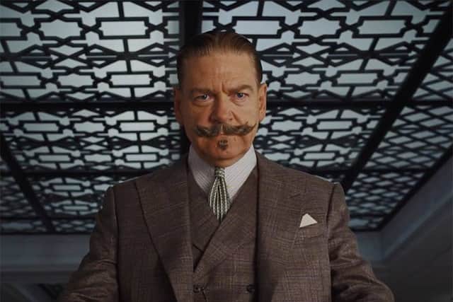 Kenneth Branagh who plays Hercule Poitot in adaptation of Death On The Nile