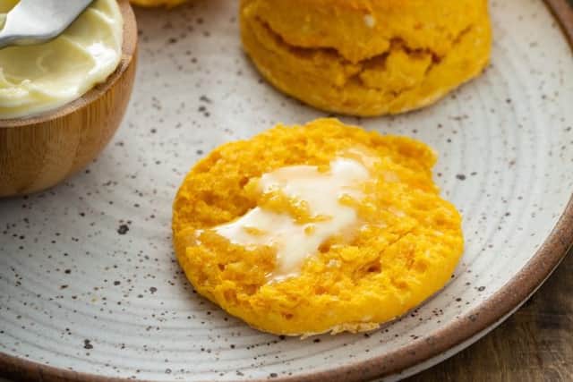 Dairy-free sweet potato drop scones are an alternative to the traditional pancake (photo: adobe.com)