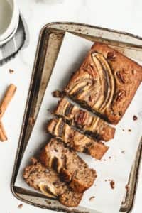 Banana bread is always a winner when being wined and dined- why not add to your list?