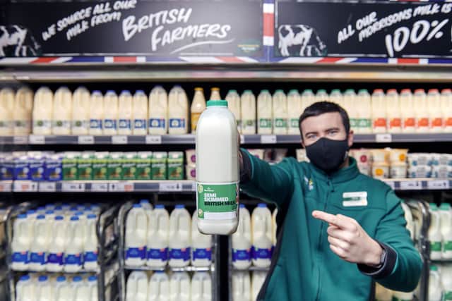 Morrisons’ announcement will impact 90% of its own-brand fresh milk (image: Morrisons)