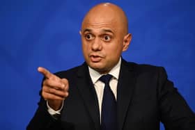 Sajid Javid is urging people to ‘play their part’ and get their Covid-19 booster jab (Photo: Getty Images)