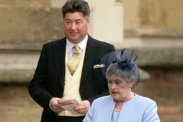 Michael Fawcett and guest attend the Service of Prayer and Dedication following the marriage of TRH Prince Charles and The Duchess Of Cornwall, Camilla Parker Bowles at Windsor Castle in 2005 (Photo: Dave Hogan/Getty Images)