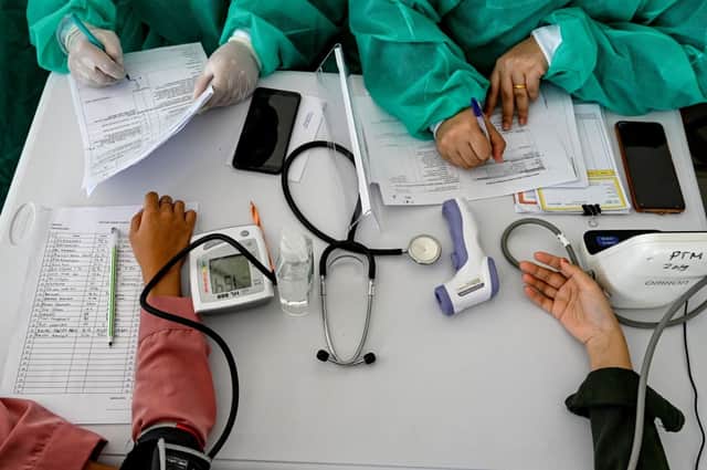 High street pharmacies offering blood pressure tests to over 40 will ‘save thousands of lives’
(Photo by CHAIDEER MAHYUDDIN/AFP via Getty Images)