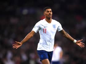 England star Marcus Rashford has hit out at The Spectator magazine. (Photo by Laurence Griffiths/Getty Images)