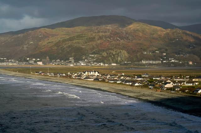 The Welsh village of Fairbourne in Gwynedd which is under threat from climate change and rising seas causing coastal erosion (Photo by Christopher Furlong/Getty Images)