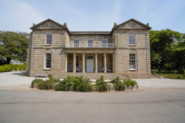 The fully restored Roswarne House after Elizabeth and Reg Price's hugh renovation project.