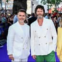 Take That (L-R) Gary Barlow, Howard Donald and Mark Owen  (Photo by Gareth Cattermole/Getty Images)