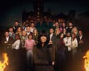 The Traitors series 2 starts January 3. Pictured is Claudia Winkleman and the contestants. Image: Mark Mainz/Studio Lambert/BBC/PA Wire 