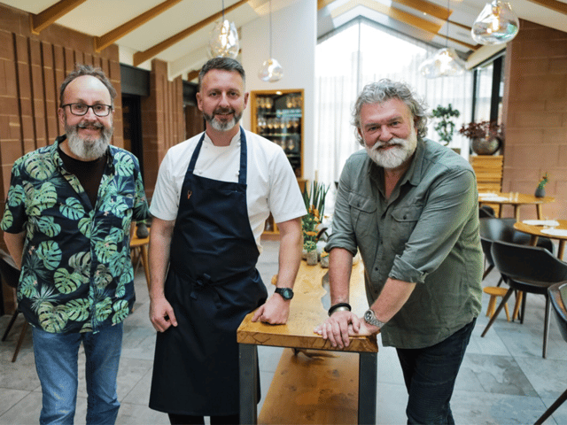 The Hairy Bikers with Mark Birchall at Moor Hall
