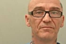 Peter Everall is wanted in connection with an investigation into burglary and on recall to prison (Credit: Lancashire Police)