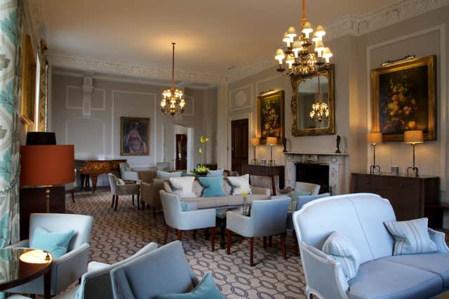 The elegant Drawing Room is the perfect place to relax with a drink