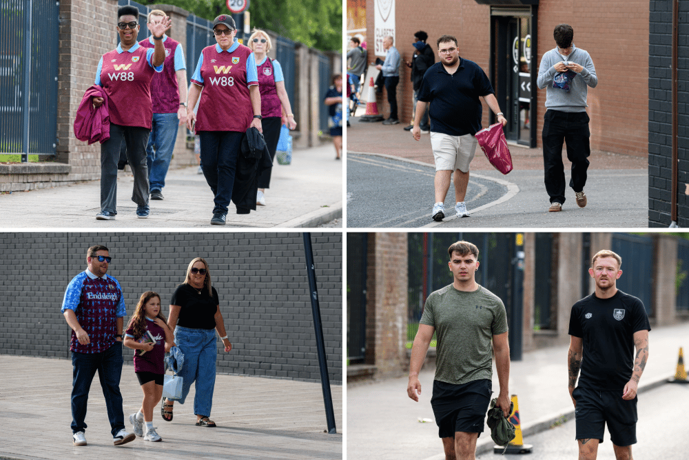 25 photos of Burnley fans arriving at Turf Moor for pre-season friendly ...