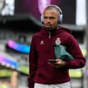 Quilindschy Hartman arrives at Turf Moor for the friendly against Burnley. Photo: Kelvin Lister-Stuttard
