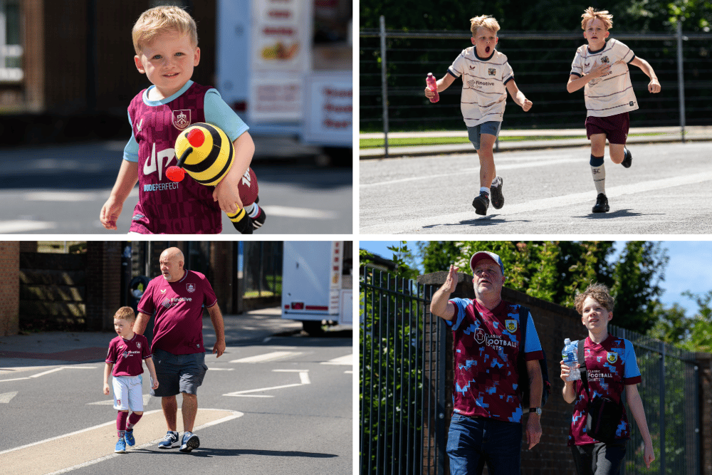 25 Fotos von Burnley-Fans, die zum Ligapokalspiel gegen Notts County im ...