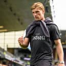 Zian Flemming arrives at Turf Moor before the Championship opening fixture against West Ham United. Photo: Kelvin Lister-Stuttard