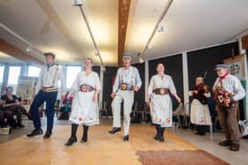 Clog dancing at Clitheroe Clogfest
