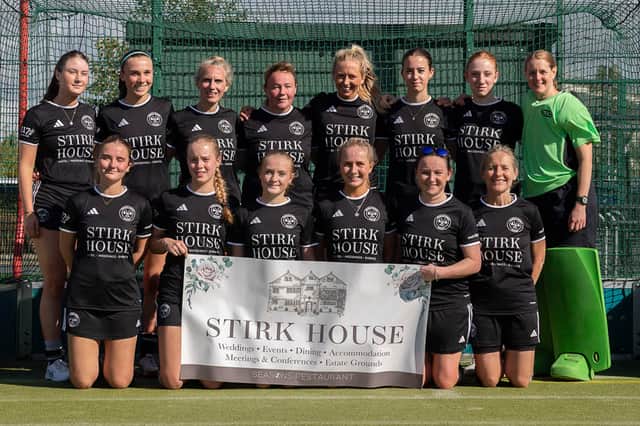The Pendle Forest first team, sponsored by Stirk House