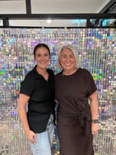 Pendleside Does Strictly contestant Nicola Watson (right) with her dance partner Lucy Gregory