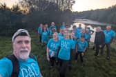Burnley and Pendle walkers raising money for Positive Action in the Community.