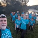 Burnley and Pendle walkers raising money for Positive Action in the Community.