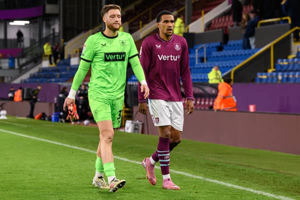 Gregoire Coudert and Andreas Hountondji look dejected following the 1-1 draw with Charlton Athletic. Photo: Kelvin Lister-Stuttard