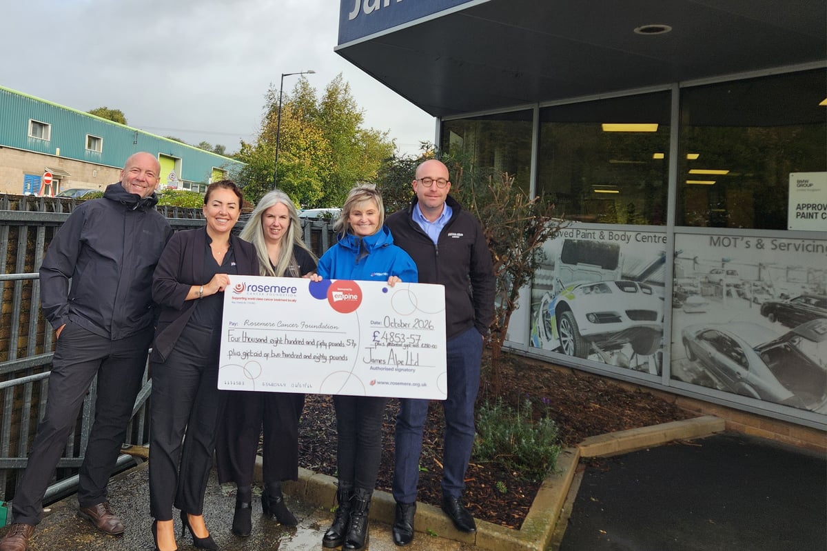 James Alpe Ltd of Clitheroe raises £5,000 for Rosemere Cancer Foundation in annual golf day