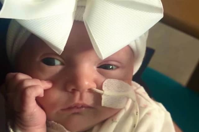 Arabella's family are hoping she will be able to come home soon after making great progress