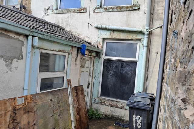 Back of property in Chapel Street, Nelson 