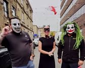 This spooky trio aka (left to right) Adam Wolski-Brown of Mojito's, Helen Lougheed of Smack's and Madge Nawaz of Remedy, are hosting a Hallowe'en themed street party on Saturday, October 31 (photo courtesy of Discover Burnley)