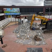 Nine photos chart demolition of Massarella Coffee Shop in Burnley town centre