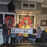 Darts team raises £1,236 in 10 hour marathon at Padiham's Bridge Inn pub