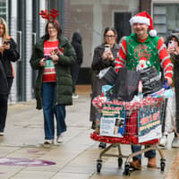 11 photos capture festive fun of trolley dash to launch Burnley Together Christmas Gift Appeal