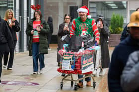 A fun and festive trolley dash in the town centre marked the launch of the 2026 Burnley Together Christmas Gift Appeal