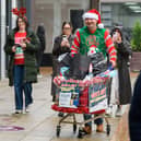 A fun and festive trolley dash in the town centre marked the launch of the 2026 Burnley Together Christmas Gift Appeal