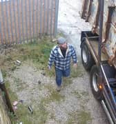 CCTV image of a man the Environment Agency want to speak to in connection with waste dumping in Nelson