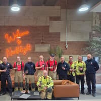 Lancashire Fire and Rescue Service trains at historic Brierfield Mill