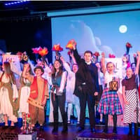 26 scenes from Clitheroe's Ribblesdale High School's production of Disney's Beauty and the Beast Jr