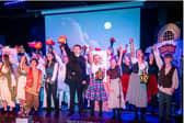 26 scenes from Clitheroe's Ribblesdale High School's production of Disney's Beauty and the Beast Jr